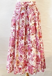 プリントのフレアースカートのイメージ